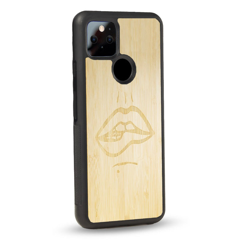Coque Google - The Kiss - Coque en bois