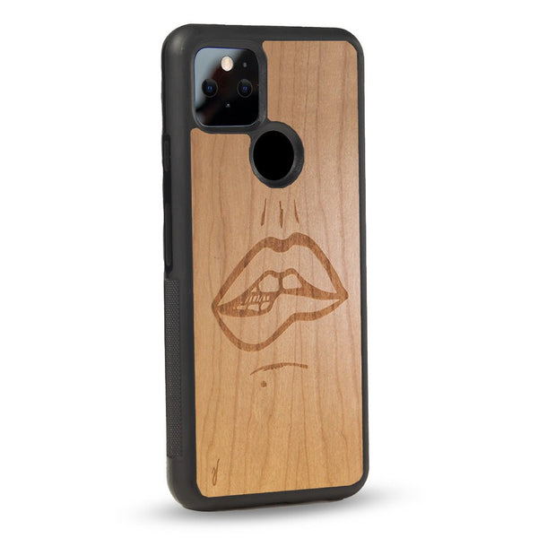 Coque Google - The Kiss - Coque en bois