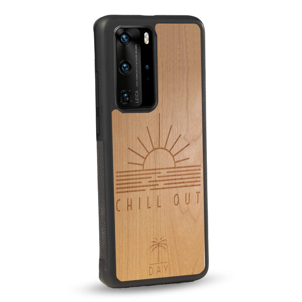 Coque Huawei - Chill Out - Coque en bois