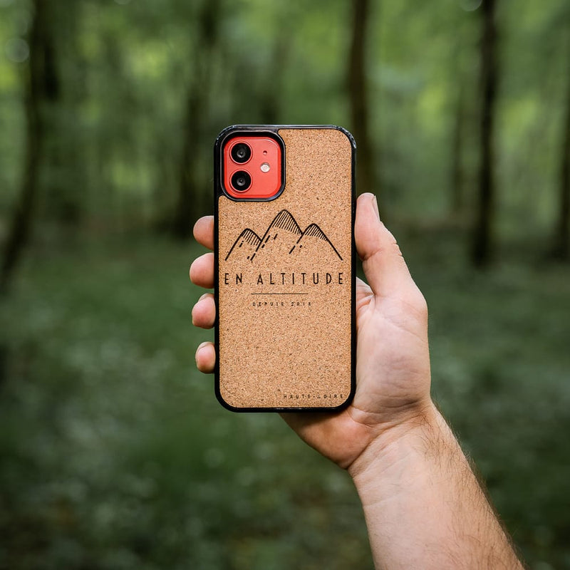 Coque Huawei - En Altitude - Coque en bois