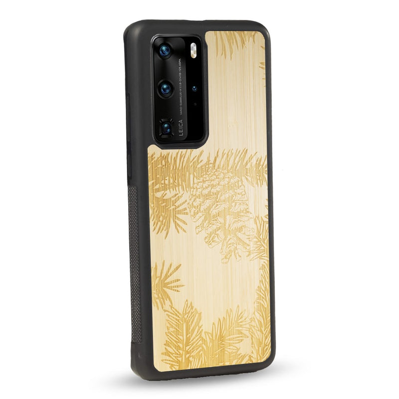 Coque Huawei - La Pomme de Pin - Coque en bois