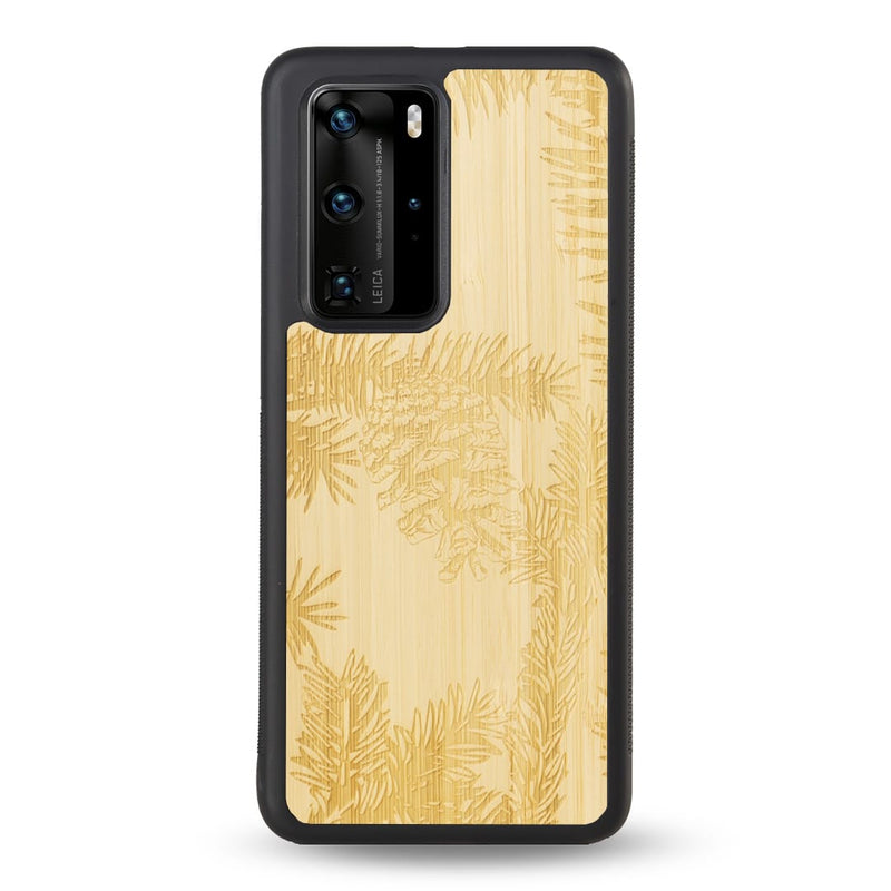 Coque Huawei - La Pomme de Pin - Coque en bois