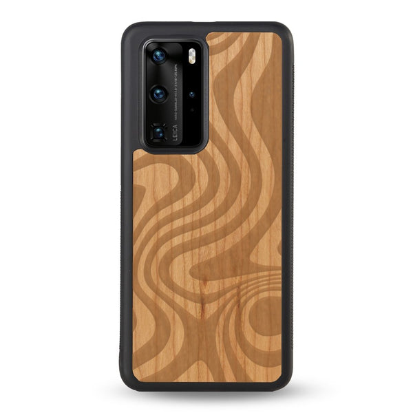 Coque Huawei - L'abstract - Coque en bois