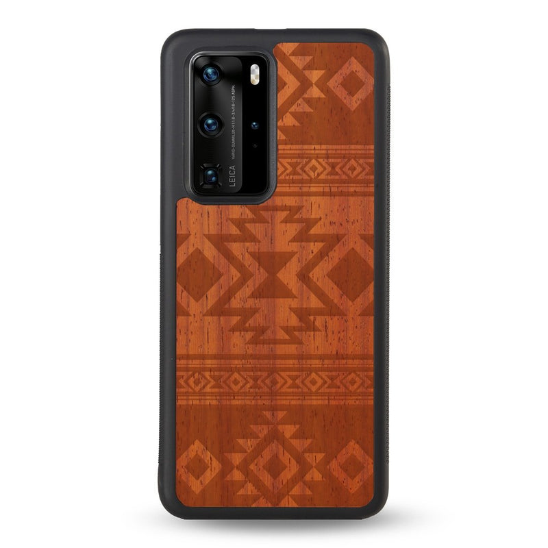 Coque Huawei - L'aztec - Coque en bois