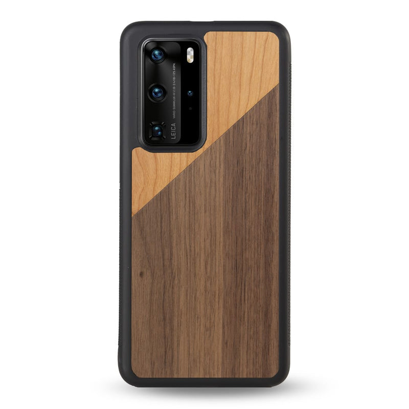 Coque Huawei - Le Duo - Coque en bois