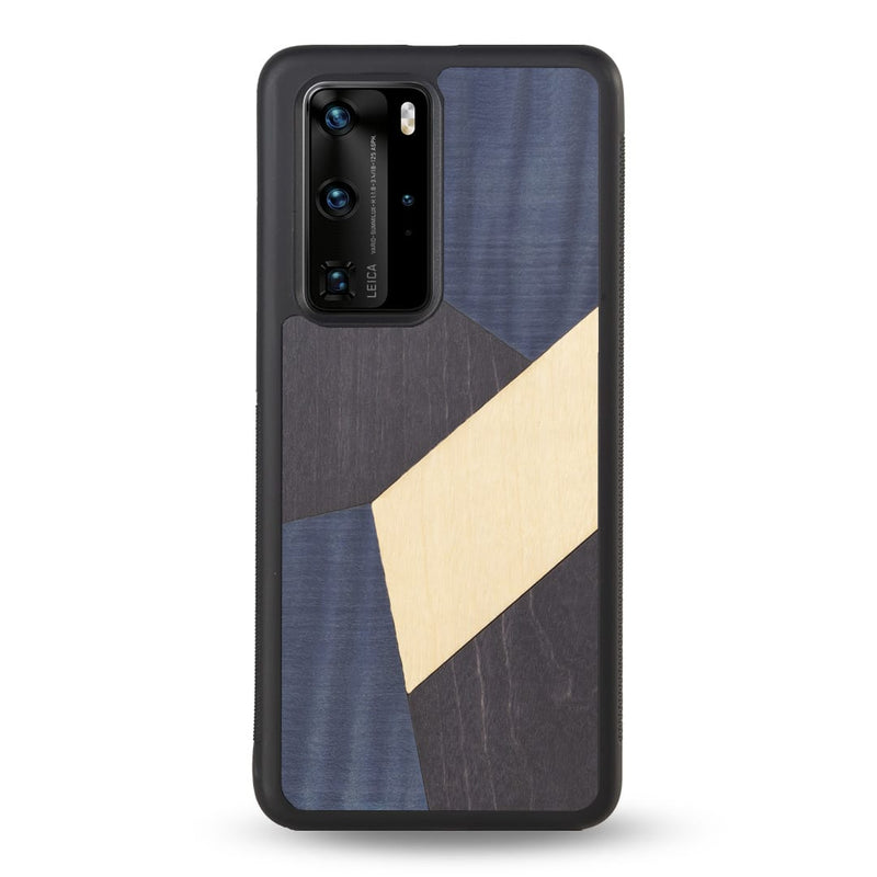 Coque Huawei - L'Eclat Bleu - Coque en bois