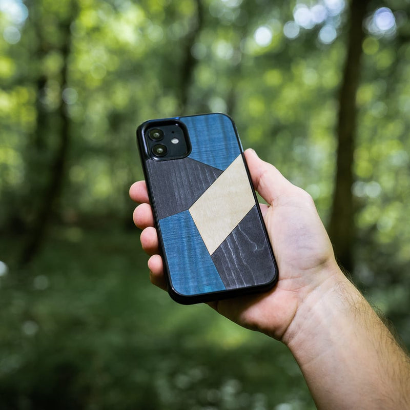 Coque Huawei - L'Eclat Bleu - Coque en bois