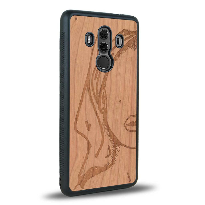 Coque Huawei Mate 10 Pro - Au féminin - Coque en bois