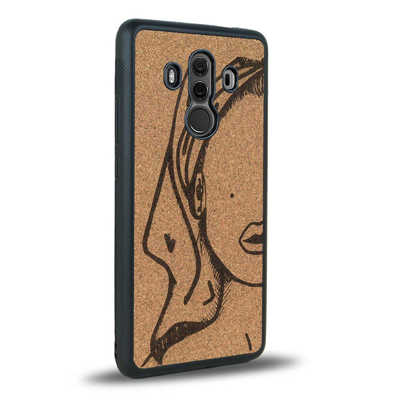 Coque Huawei Mate 10 Pro - Au féminin - Coque en bois