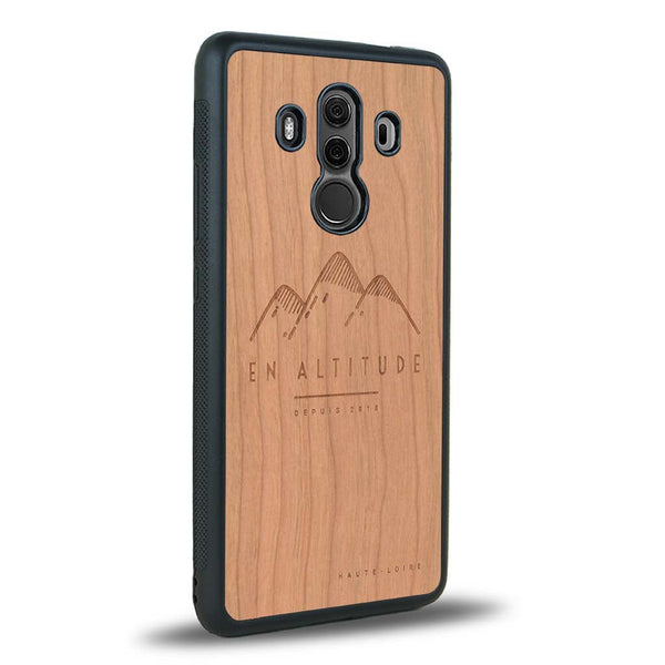 Coque Huawei Mate 10 Pro - En Altitude - Coque en bois