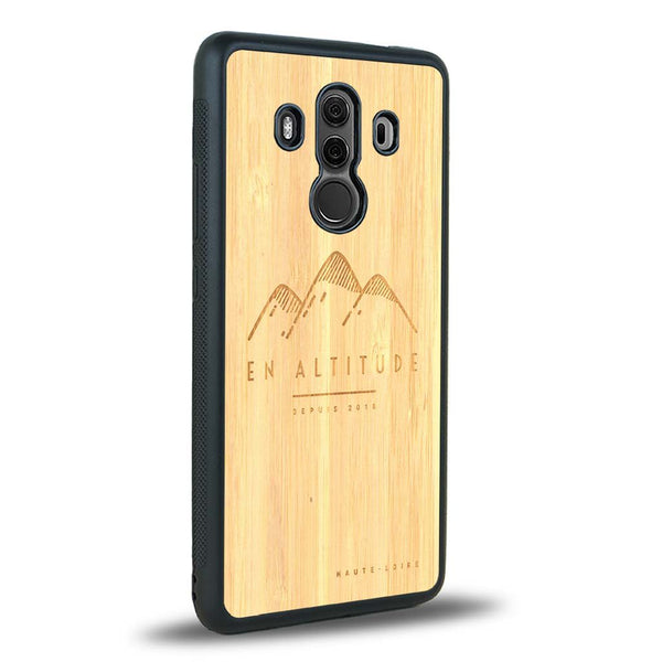 Coque Huawei Mate 10 Pro - En Altitude - Coque en bois