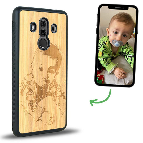 Coque Huawei Mate 10 Pro - La Personnalisable - Coque en bois