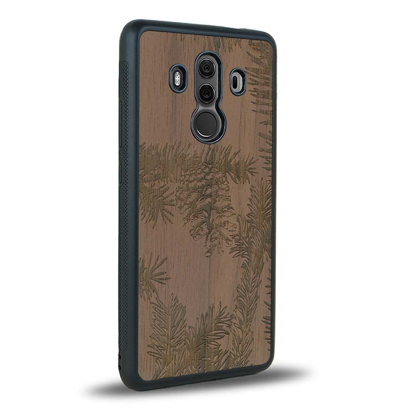 Coque Huawei Mate 10 Pro - La Pomme de Pin - Coque en bois