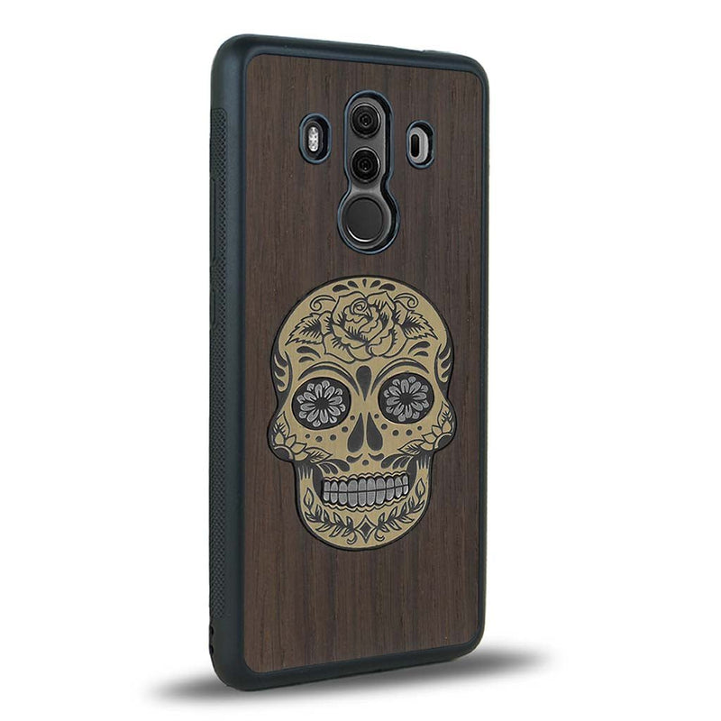 Coque Huawei Mate 10 Pro - La Skull - Coque en bois