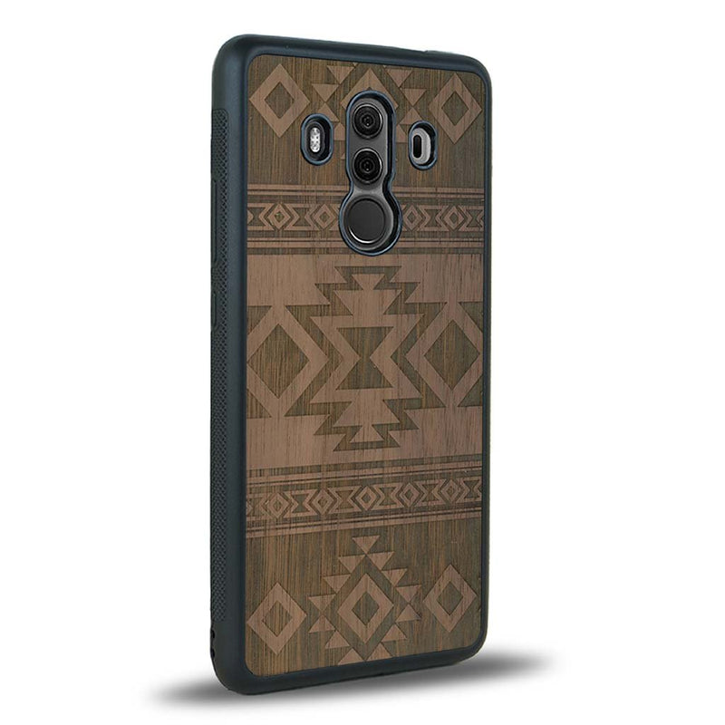 Coque Huawei Mate 10 Pro - L'Aztec - Coque en bois
