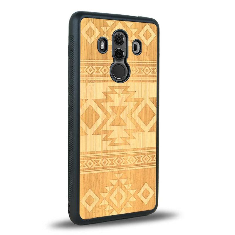 Coque Huawei Mate 10 Pro - L'Aztec - Coque en bois