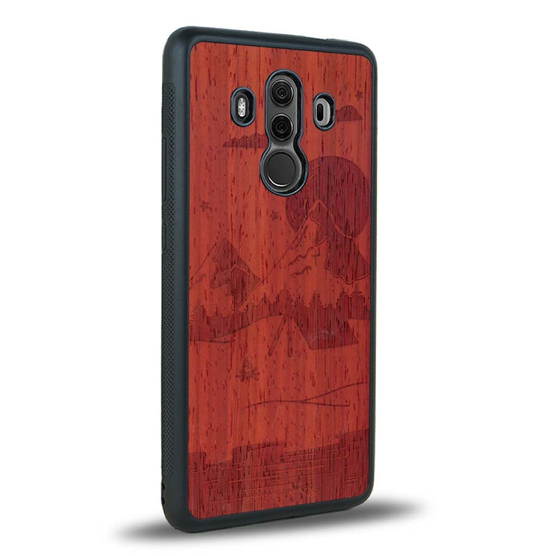 Coque Huawei Mate 10 Pro - Le Campsite - Coque en bois