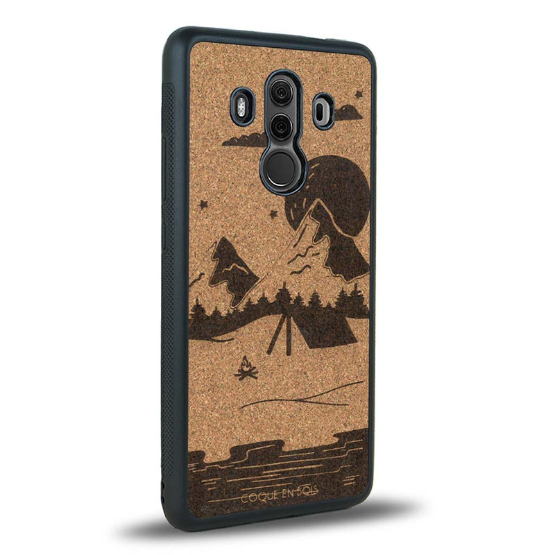 Coque Huawei Mate 10 Pro - Le Campsite - Coque en bois