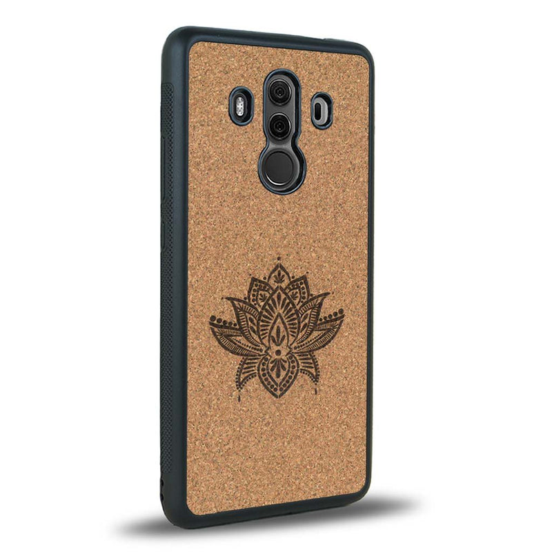 Coque Huawei Mate 10 Pro - Le Lotus - Coque en bois