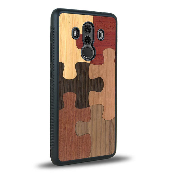 Coque Huawei Mate 10 Pro - Le Puzzle - Coque en bois