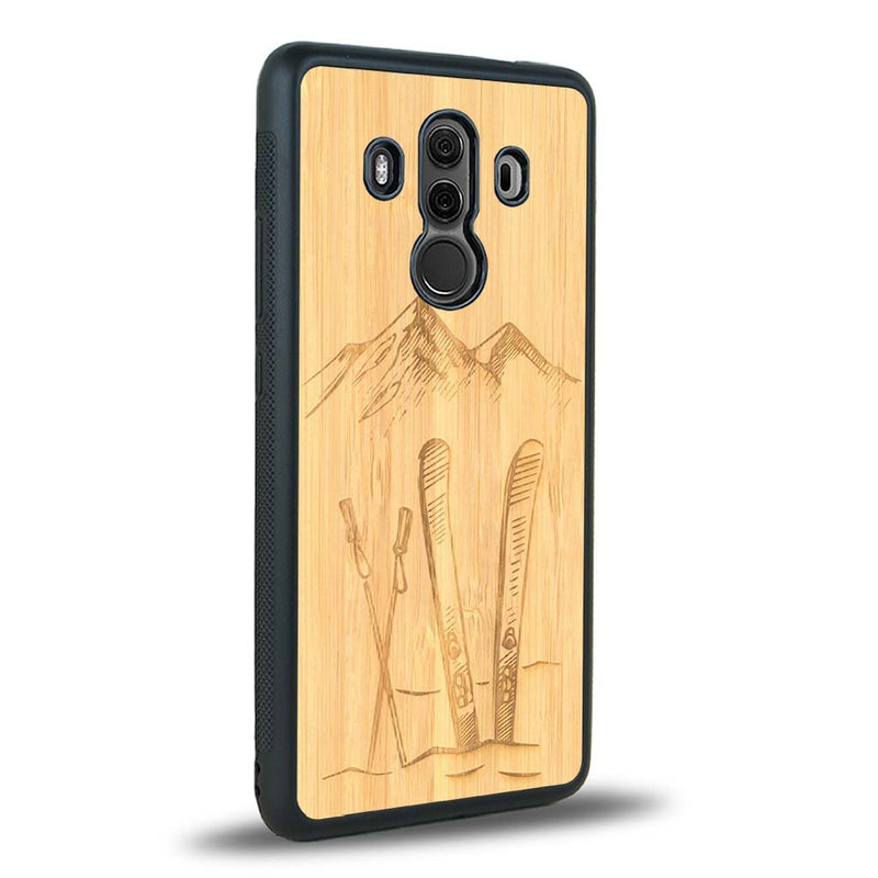 Coque Huawei Mate 10 Pro - Winter Holidays - Coque en bois