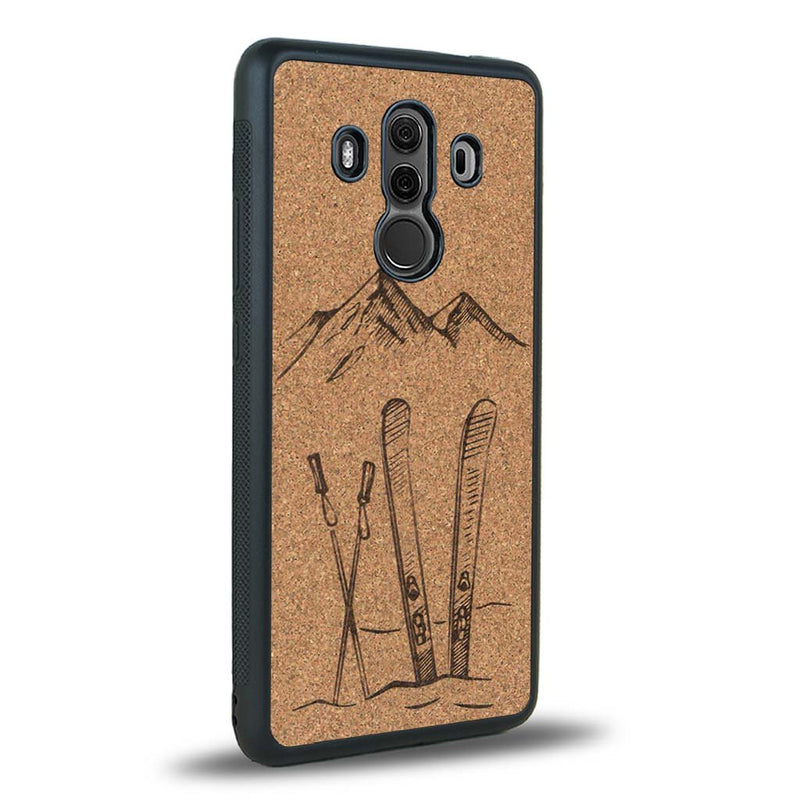 Coque Huawei Mate 10 Pro - Winter Holidays - Coque en bois