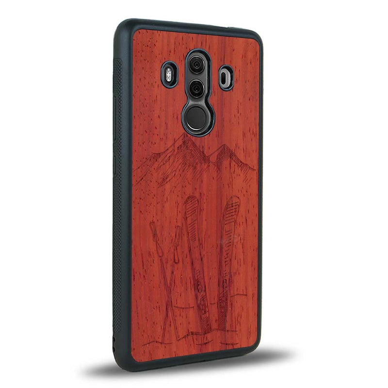 Coque Huawei Mate 10 Pro - Winter Holidays - Coque en bois