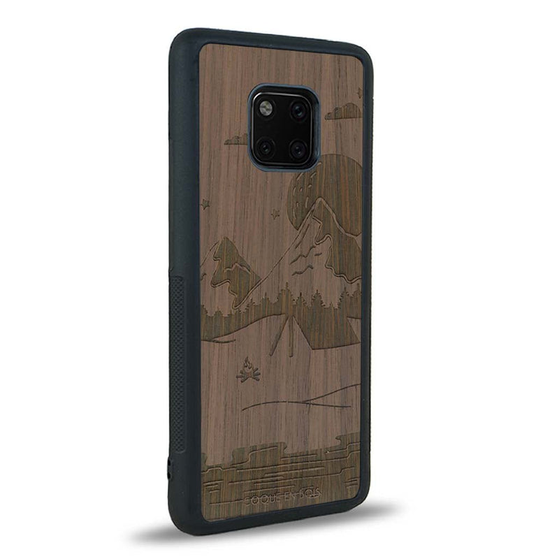 Coque Huawei Mate 20 Pro - Le Campsite - Coque en bois