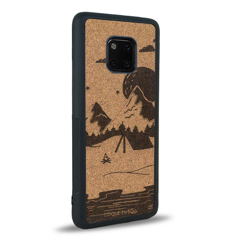 Coque Huawei Mate 20 Pro - Le Campsite - Coque en bois