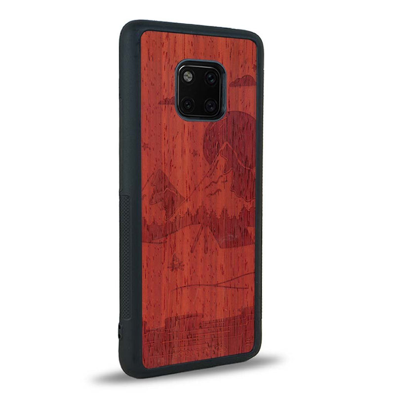 Coque Huawei Mate 20 Pro - Le Campsite - Coque en bois