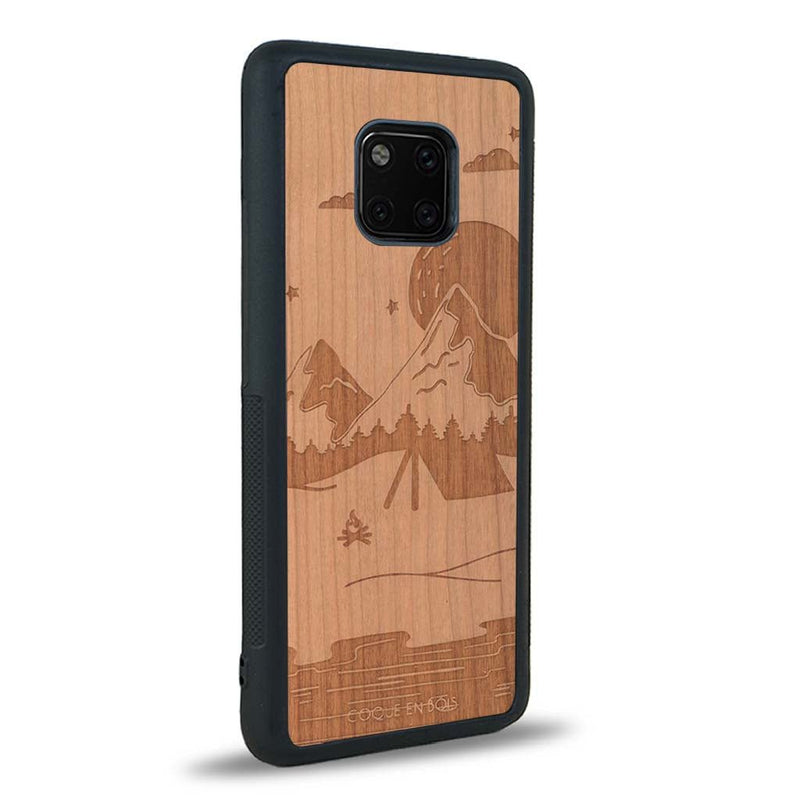 Coque Huawei Mate 20 Pro - Le Campsite - Coque en bois