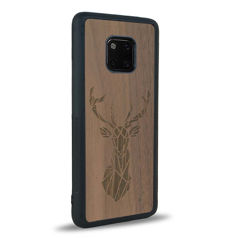 Coque Huawei Mate 20 Pro - Le Cerf - Coque en bois