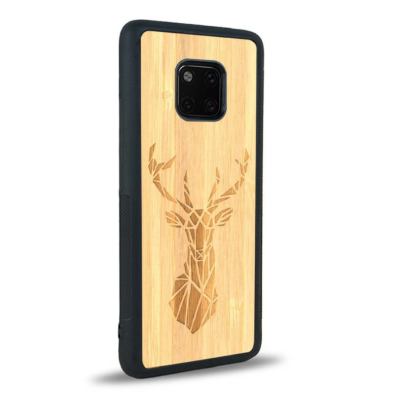 Coque Huawei Mate 20 Pro - Le Cerf - Coque en bois