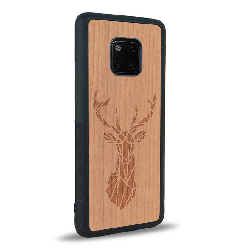 Coque Huawei Mate 20 Pro - Le Cerf - Coque en bois