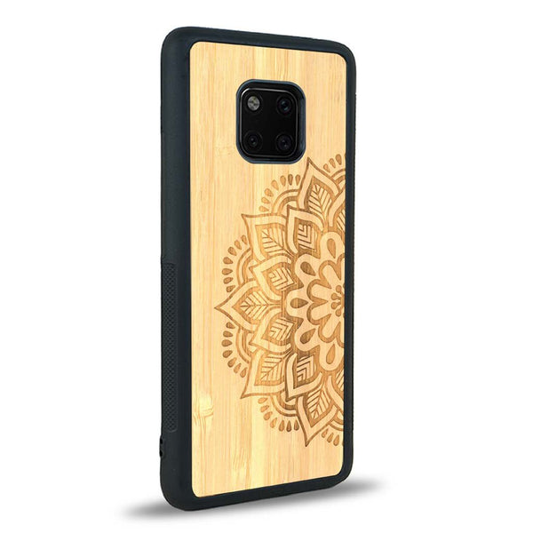 Coque Huawei Mate 20 Pro - Le Mandala Sanskrit - Coque en bois