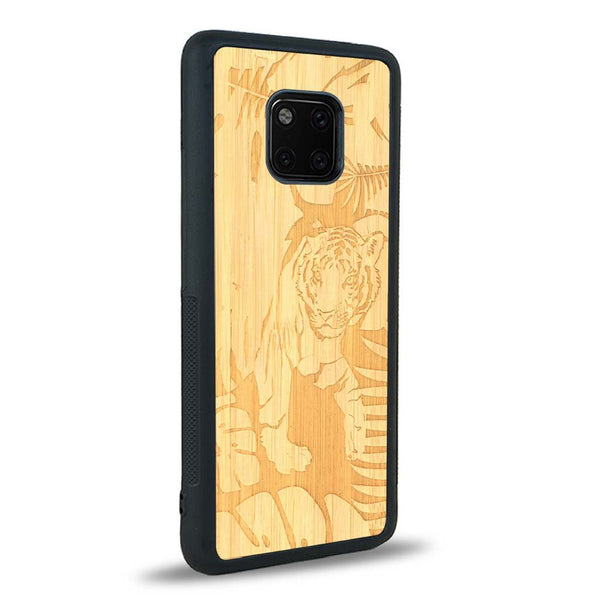 Coque Huawei Mate 20 Pro - Le Tigre - Coque en bois