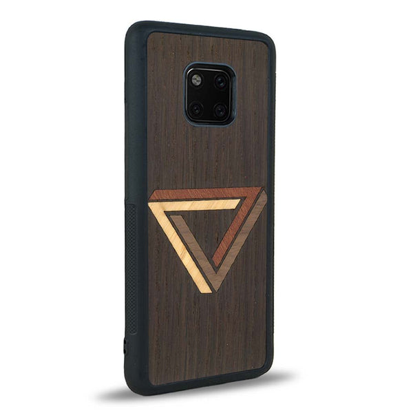 Coque Huawei Mate 20 Pro - Le Triangle - Coque en bois