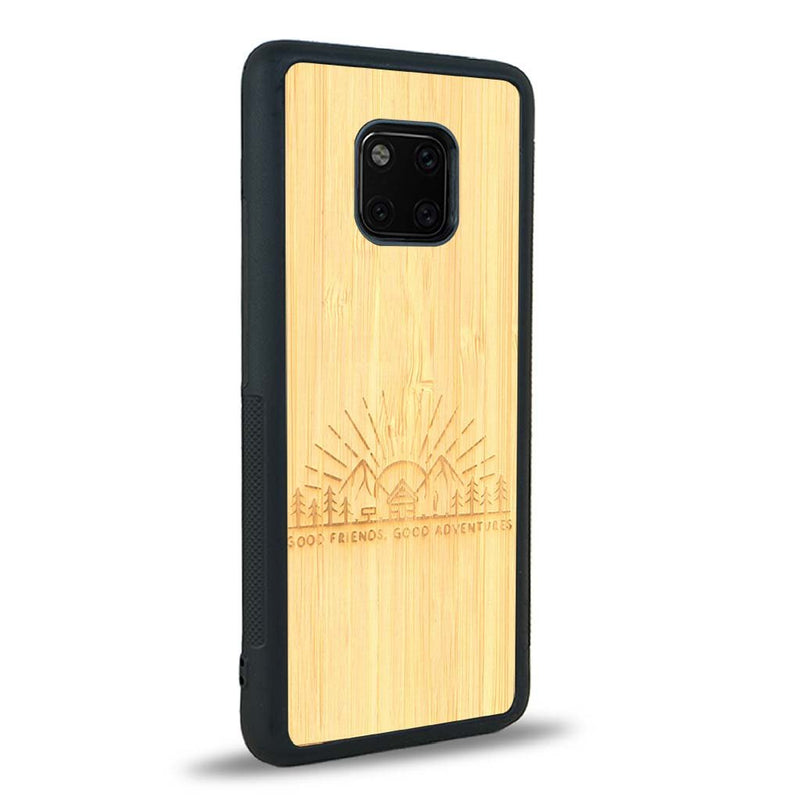 Coque Huawei Mate 20 Pro - Sunset Lovers - Coque en bois