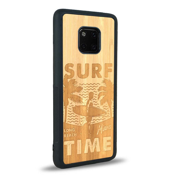 Coque Huawei Mate 20 Pro - Surf Time - Coque en bois