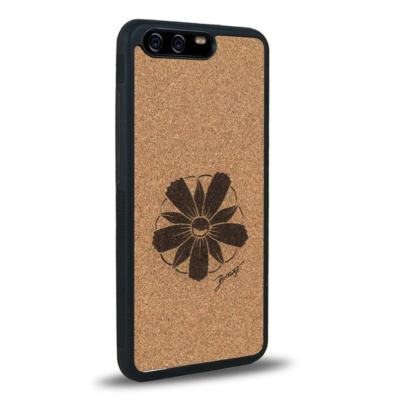 Coque Huawei P10 - La Fleur des Montagnes - Coque en bois
