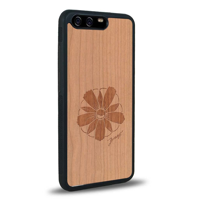 Coque Huawei P10 - La Fleur des Montagnes - Coque en bois