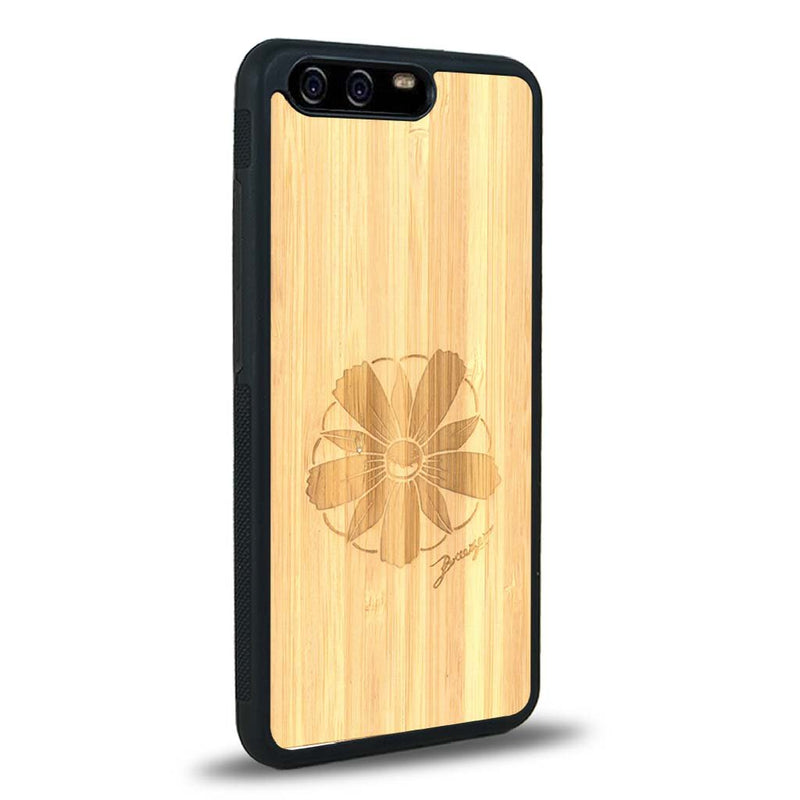 Coque Huawei P10 - La Fleur des Montagnes - Coque en bois