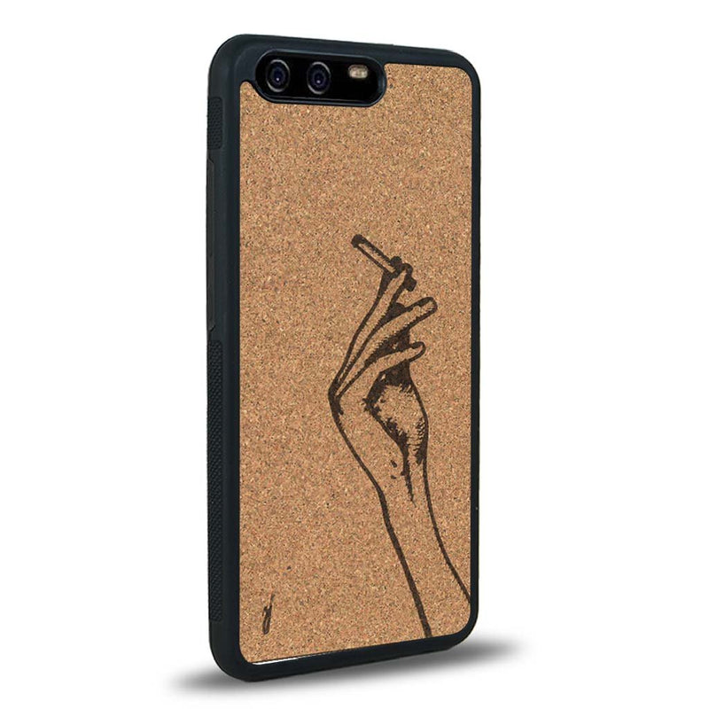 Coque Huawei P10 - La Garçonne - Coque en bois
