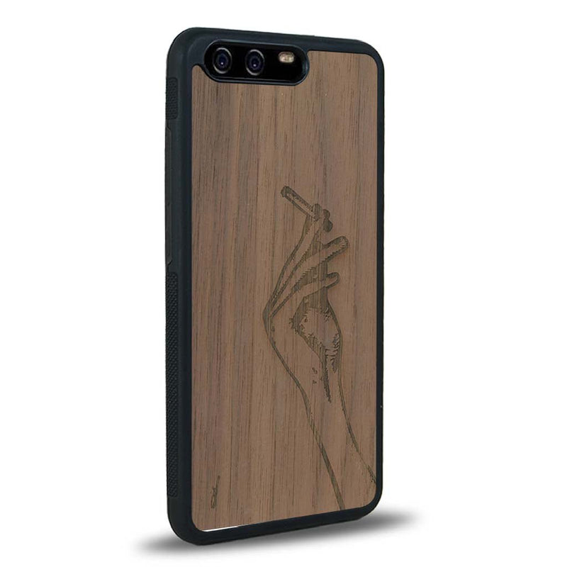 Coque Huawei P10 - La Garçonne - Coque en bois