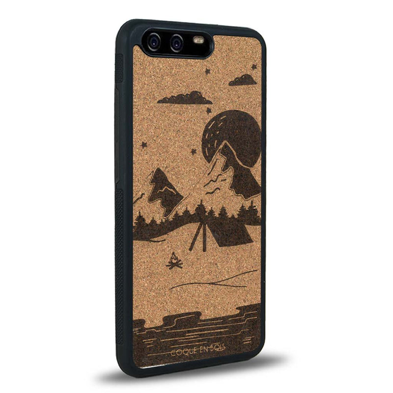Coque Huawei P10 - Le Campsite - Coque en bois