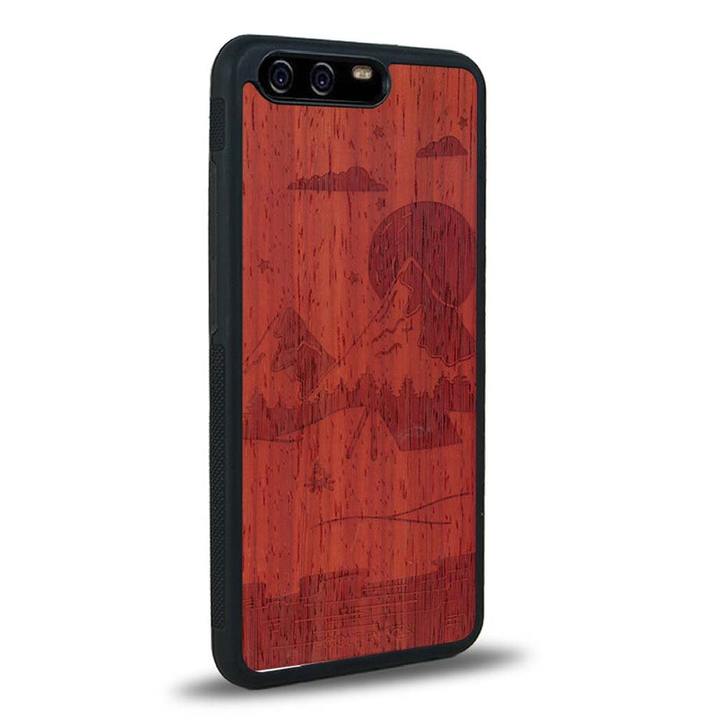 Coque Huawei P10 - Le Campsite - Coque en bois