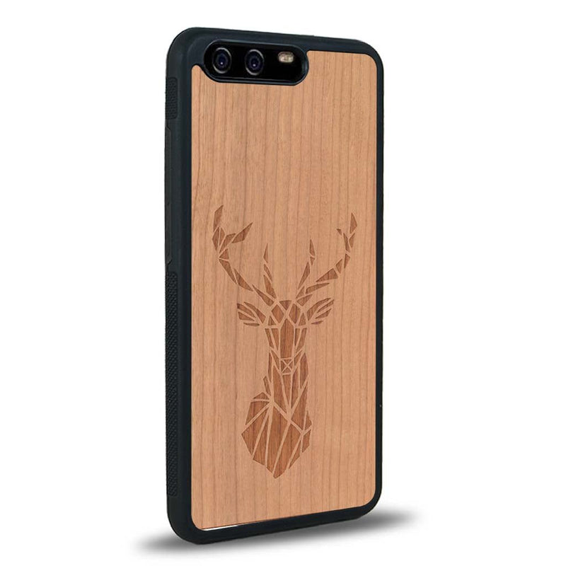 Coque Huawei P10 - Le Cerf - Coque en bois