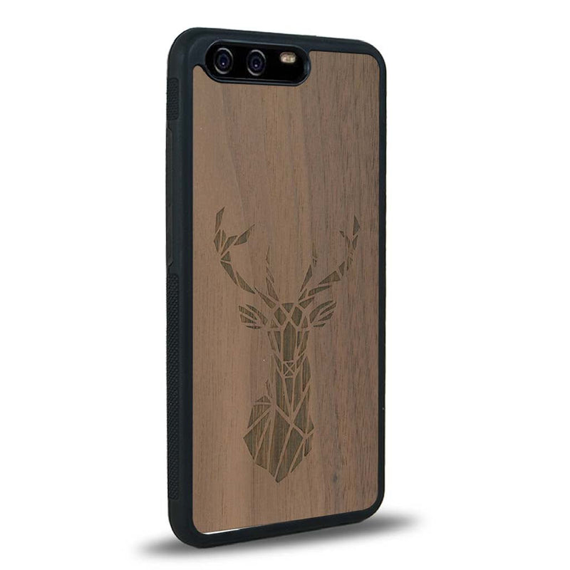 Coque Huawei P10 - Le Cerf - Coque en bois