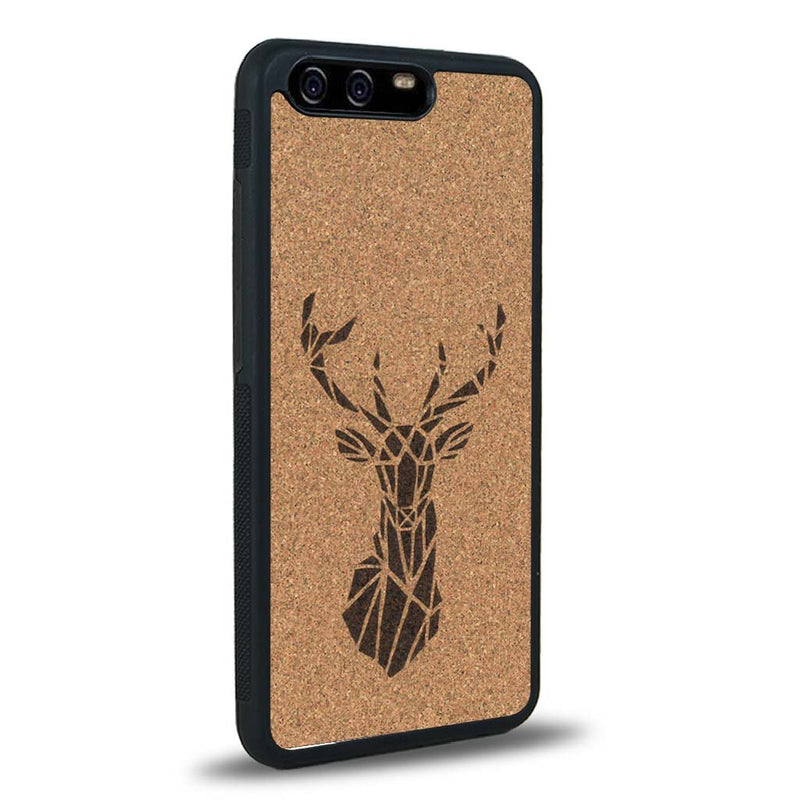 Coque Huawei P10 - Le Cerf - Coque en bois
