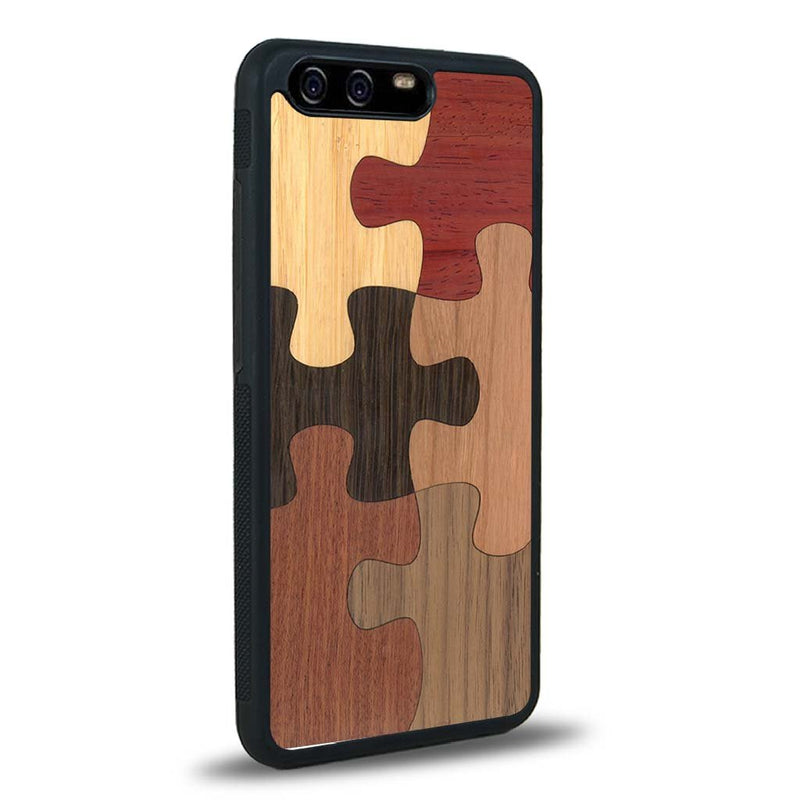 Coque Huawei P10 - Le Puzzle - Coque en bois